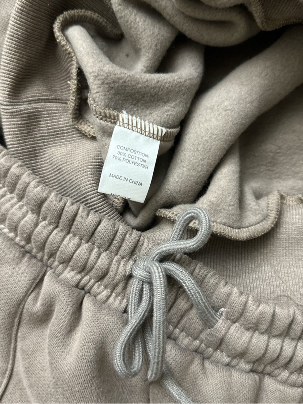 NWT Sweet Kama Heavyweight Fleece Set Small| Chocolate Brown 🤎✨ - Picture 4 of 4